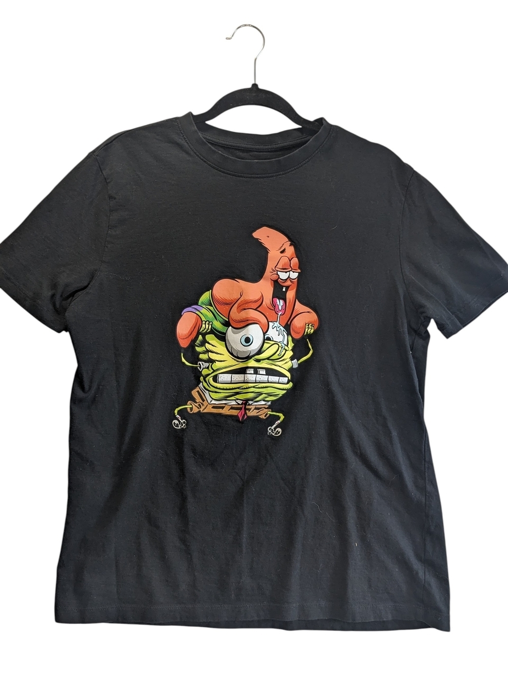 Nickelodeon SpongeBob Squarepants Carryng Patrick iBlack Cartoon Graphic M